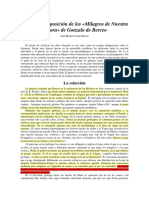 Género y Composición de Los Milagros de Nuestra Señora