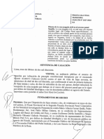 Casación 1027 - 2016 (Efectos de La Cosa Juzgada Civil en El Proceso Penal)