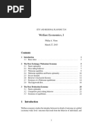 Welfare Economics, I: Philip A. Viton March 27, 2015