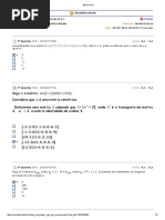 BDQ Prova 1 (Algebra Linear)