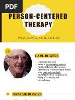 Person-Centered Therapy: Araga, Guballa, Reyes, Zurbano