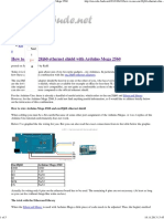 How To Use Enc28j60 Ethernet Shield With Arduino Mega 2560