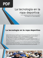 La Tecnología en La Ropa Deportiva