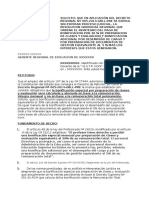 Modelo Solicitud Bonificacion 30% y 5% - Educacion Superior - La Libertad