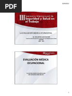 La Evaluacion Medica Ocupacional PDF