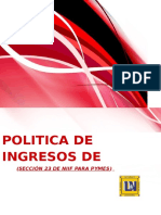 Seccion 23 de Niff Ingresos de Actividades Ordinarias-Juan Carlos Diaz Rosas-Edwin Nicolas Melo Tovar