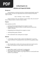 Limiting Reagents Lab