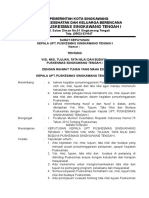 (Sesuaikan) SK & Lampiran Visi, Misi, Tujuan, Tata Nilai Dan Budaya Puskesmas