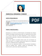 CV - Maricela Miranda Chavez Mod