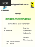 Techniques of Artificial Lift For Viscous Oil ENI PDF