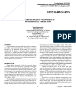 A Parametric Study of The Dynamics of The Shudderlesss Tripode Joint