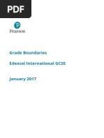 International Gcse Grade Boundaries 1701