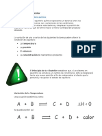 Principio de Le Chatelier