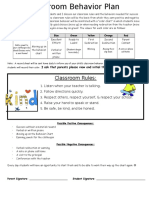 Editable Behavior Plan