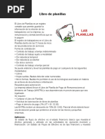 Libro de Planillas