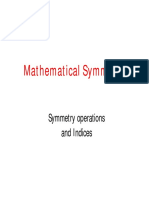 Mathematical Symmetry