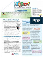 Looking Thinking Classroom What Critical Thinking?: Inona