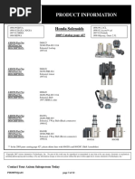 Honda Solenoids Id Guide