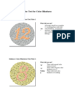 The Ishihara Color Test For Color Blindness