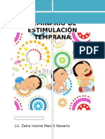 Trabajo Estimulación Temprana