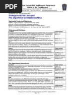 Underground Fire Lines and FDCs