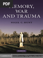 Nigel C. Hunt Memory, War and Trauma PDF