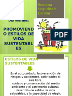 Presentación Viernes Promoviendo Estilos de Vida Sustentables