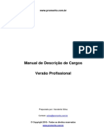 Manual de Descrição de Cargos - PROMERITO