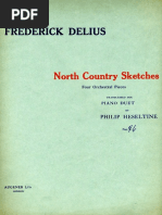 Delius North C. Sketches Piano 4 Hands