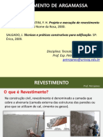 Aula 01 - Revestimento Argamassa PDF