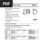 Power Solid State Relays G3PA: Ordering Information