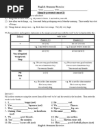 Simple Present Tense