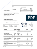 Infineon SPP04N80C3 DS v02 91 en