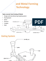 Sand Casting of Metals - Gating System For Casting