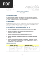 Syllabus Gb203s Geografia Biblica