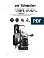 Manual Taladro Magnético SluggerHolemakerII