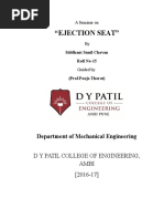 "Ejection Seat": Department of Mechanical Engineering