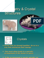 Symmetry & Crystal Structures