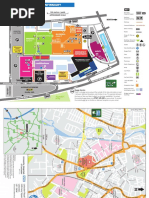 Leicester Royal Infirmary: M1 M69 Football Stadium KEY