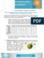 Evidencia 1 RAP 1 Alimentos y Contaminación