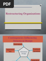 14 - Restructuring Organizations