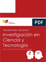 Asignatura Optativa Investigacion en Ciencia y Tecnologia PDF