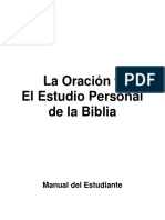 La Oración y Estudio de La Biblia Estudiante US