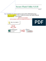 Windows Flash Utility SOP - User For TXE PDF