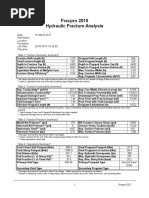 Fracpro 2015 Hydraulic Fracture Analysis