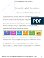 Number System Aptitude Test Questions - Concepts Formulas and Tricks