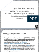 EDS XRF OES Characterisation PDF