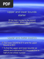 6 Upper and Lower Bound