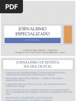 Jornalismo de Revista Na Era Digital