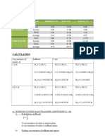 Result and Calculation